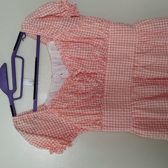 WOMEN PLUS SIZE MINI CAP SLEEVE COUNTRY COTTAGE, CORE DRESS W/ POCKETS - Picture 2 of 7